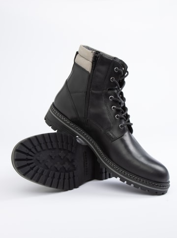 PAUL VESTERBRO Leder-Boots in Schwarz
