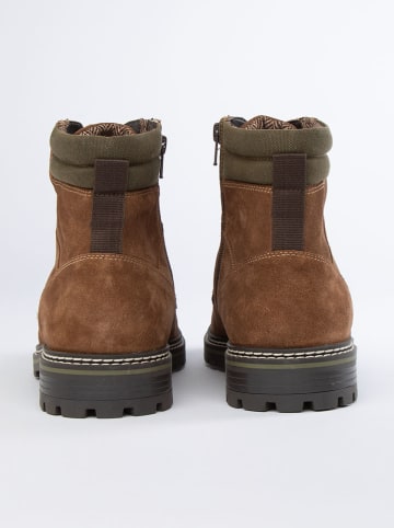 PAUL VESTERBRO Leder-Boots in Hellbraun