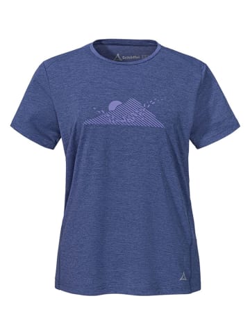 Schöffel Koszulka funkcyjna "Sulten" w kolorze niebiesko-fioletowym