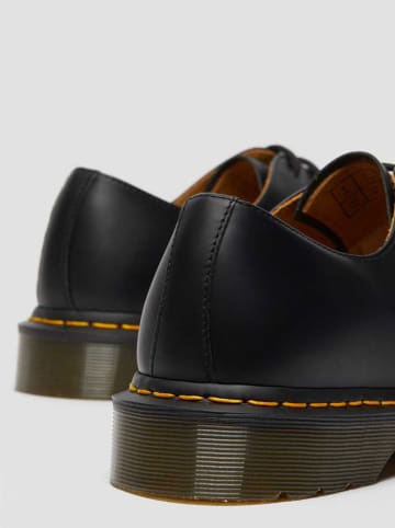Dr. Martens Leder-Schnürschuhe in Schwarz