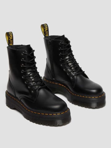 Dr. Martens Leder-Boots in Schwarz