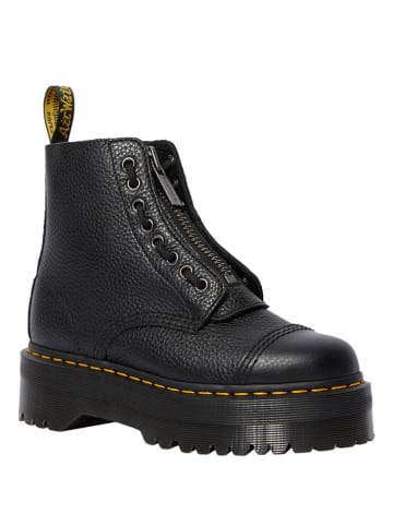 Dr. Martens Skórzane botki w kolorze czarnym