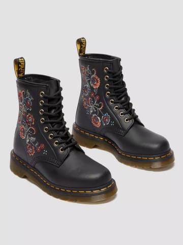 Dr. Martens Leder-Boots "1460 Vonda" in Schwarz/ Bunt