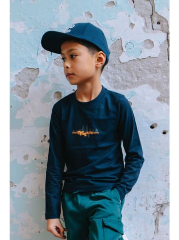 Tygo & Vito Koszulka "Mees" w kolorze granatowym