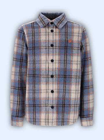 Tygo & Vito Blouse "Onno" blauw/beige