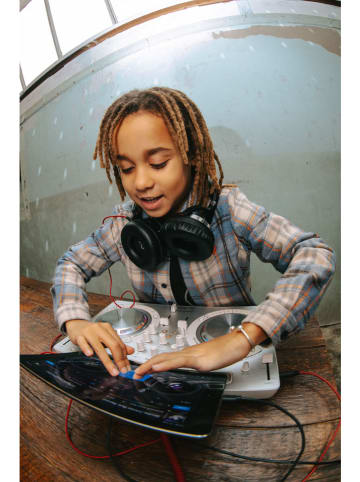 Tygo & Vito Blouse "Onno" blauw/beige