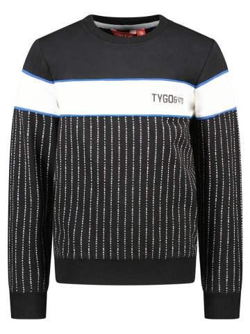 Tygo & Vito Sweatshirt "AOP" zwart