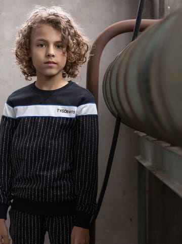 Tygo & Vito Sweatshirt "AOP" zwart