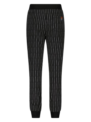 Tygo & Vito Spodnie dresowe "AOP" w kolorze czarnym