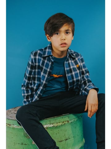 Tygo & Vito Blouse "Onno" blauw/donkerblauw