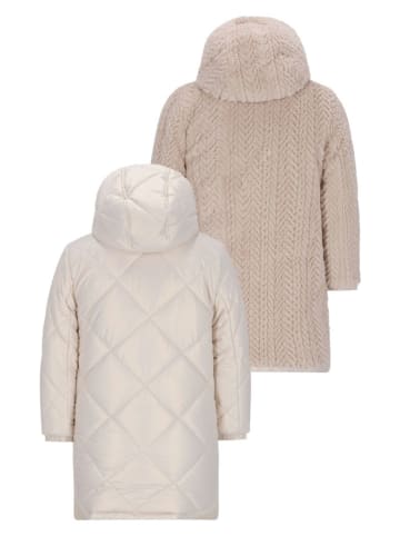 Like Flo Omkeerbare wintermantel beige