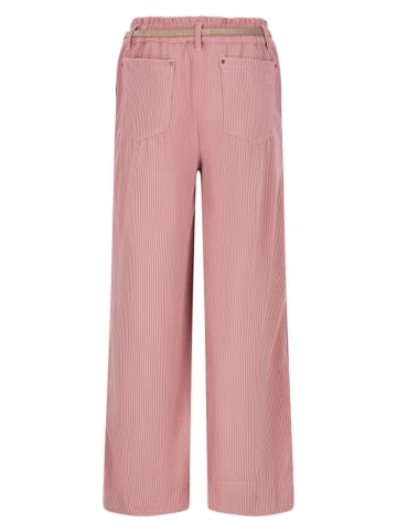Like Flo Spodnie sztruksowe w kolorze jasnoróżowym