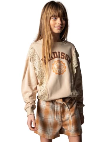 Like Flo Sweatshirt "Lazy" beige