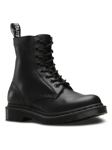 Dr. Martens Leder-Boots in Schwarz