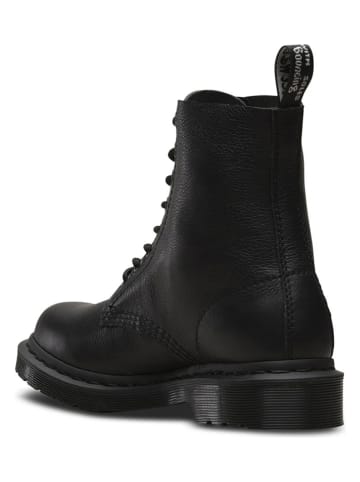 Dr. Martens Leder-Boots in Schwarz