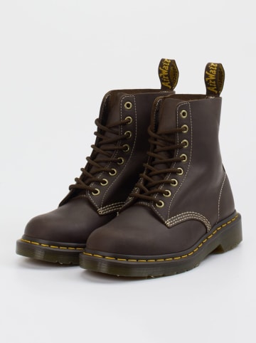 Dr. Martens Leder-Boots "1460 Pascal" in Braun