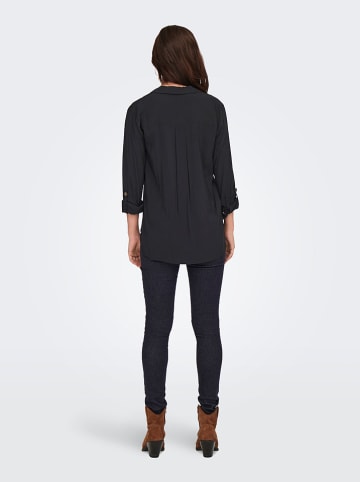 JDY Bluse "Laurel Life" in Schwarz