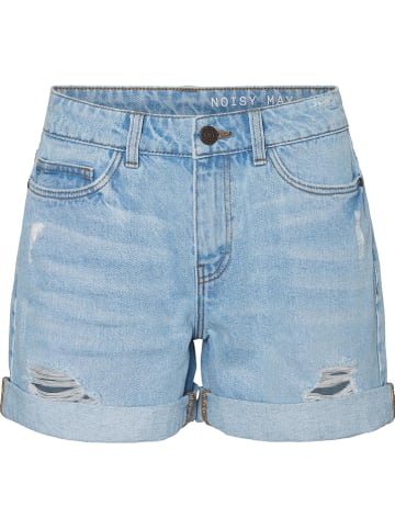 Noisy may Jeansshorts "Smiley" in Hellblau
