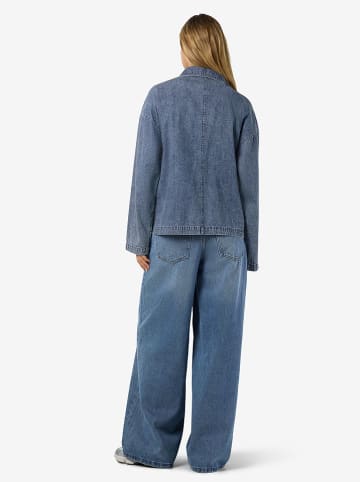 Noisy may Jeanshemd "Enza" in Blau