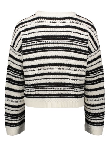 Noisy may Sweter w kolorze czarno-białym