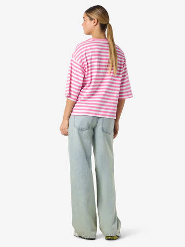 Noisy may Shirt "Ember" in Rosa/ Weiß