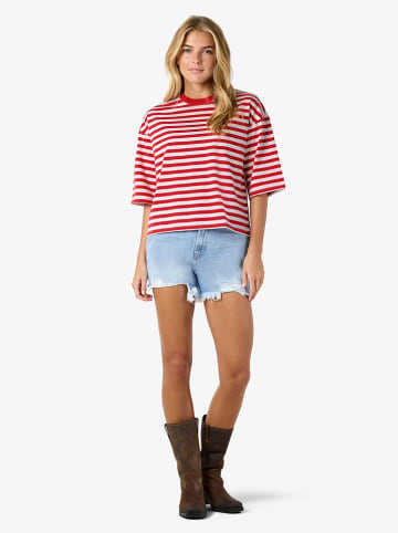 Noisy may Shirt "Ember" rood/wit