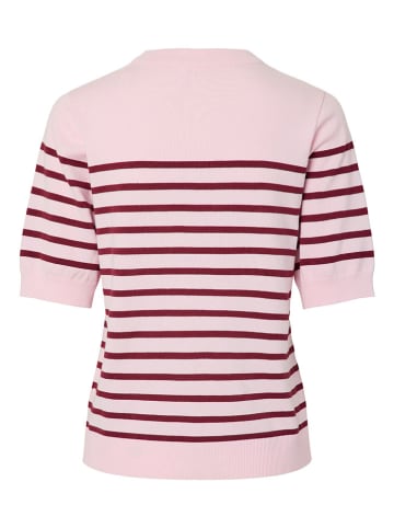 YAS Pullover in Rosa/ Bordeaux