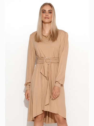 Makadamia Makadamia Knielange Kleider (Midi) in beige