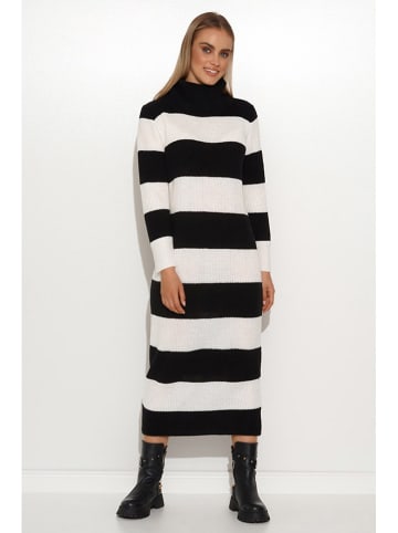 Makadamia Sukienka w kolorze czarno-kremowym