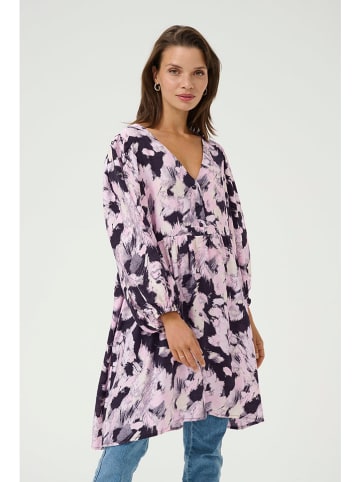 Kaffe Tuniek "Victoria" lichtroze/zwart