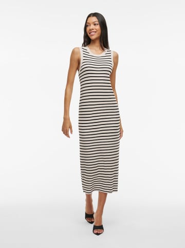 Vila Kleid "Zicha" in Creme/ Schwarz