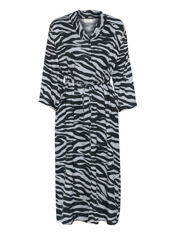 Kaffe Kleid "Olga" in Schwarz/ Grau
