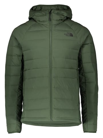 The North Face Kurtka puchowa "Belleview" w kolorze zielonym