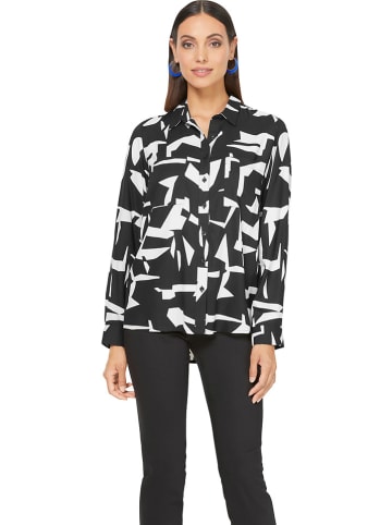 Heine Hemd in Schwarz/ Creme