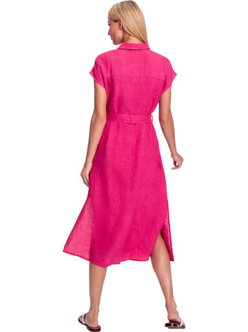 Heine Leinen-Kleid in Pink