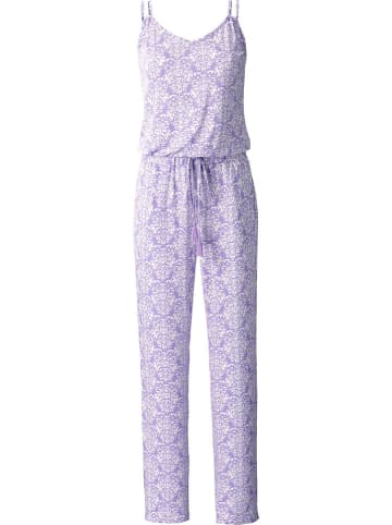 Heine Jumpsuit paars/wit