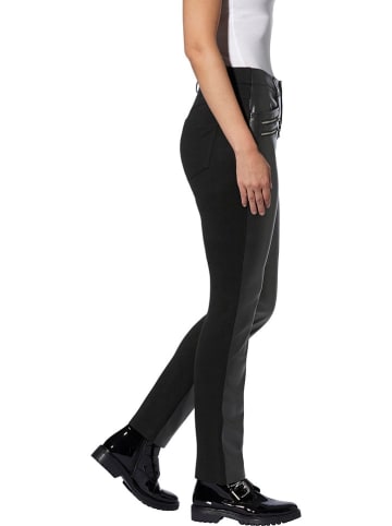 Heine Kunstlederhose in Schwarz