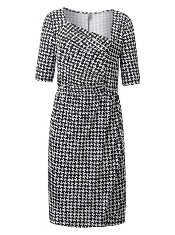 Heine Sukienka w kolorze czarno-kremowym