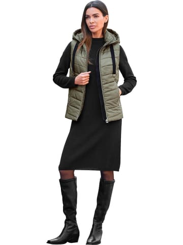 Heine Doorgestikte bodywarmer kaki