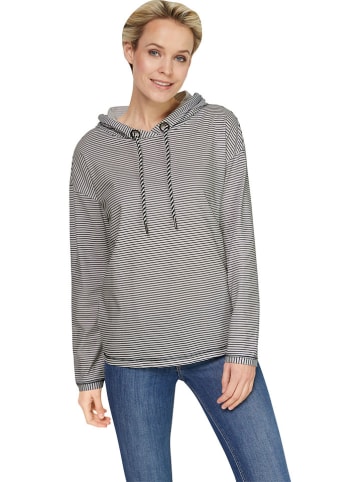 Heine Hoodie wit/zwart