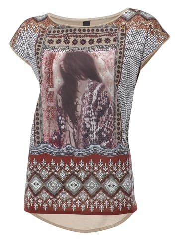 Heine Shirt in Beige/ Braun