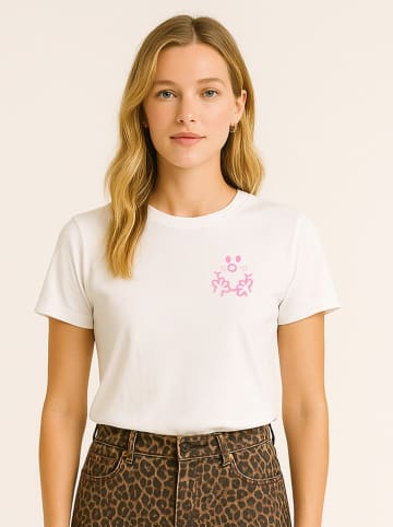 WOOOP Shirt in Weiß