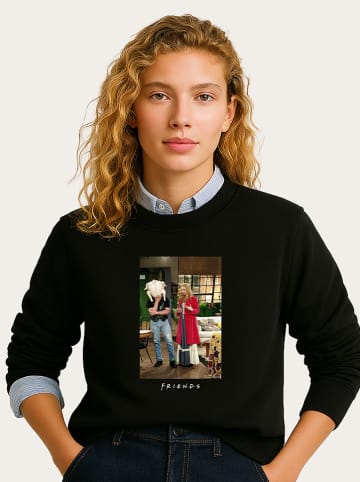 WOOOP Sweatshirt "Friends Joey Turkey Head" in Schwarz