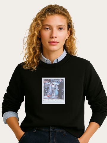 WOOOP Sweatshirt "Friends Official Anymore Clothes" in Schwarz