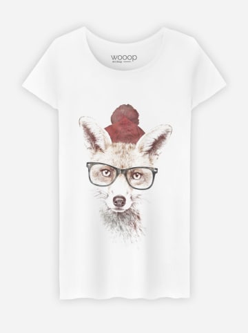 WOOOP Shirt in Weiß
