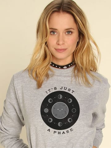 WOOOP Bluza w kolorze szarym