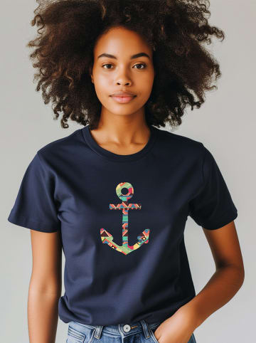 WOOOP Shirt in Dunkelblau