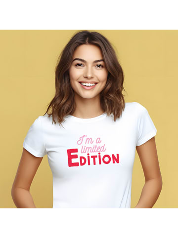 WOOOP Shirt "I´m a limited edition" in Weiß