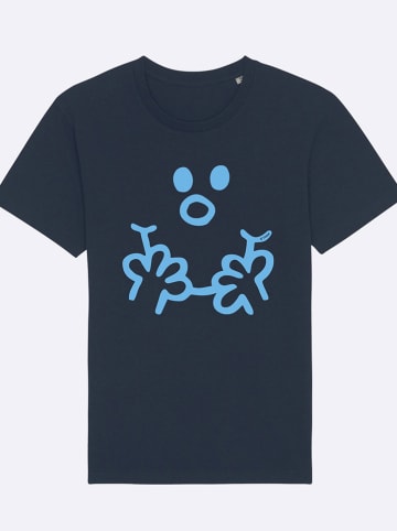 WOOOP Shirt in Dunkelblau