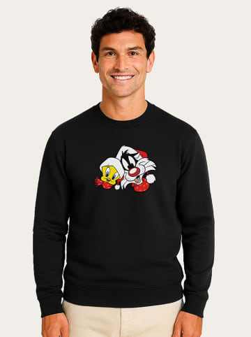 WOOOP Sweatshirt "Looney Tunes Sylvester and Tweety" zwart